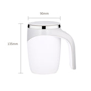 A223 Stainless Steel Automatic Magnetized Coffee Mixing Cup(Brown)