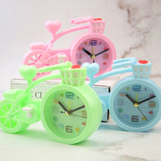 Bicycle-shaped Desktop Alarm Clock Student Gifts(Grass Green)