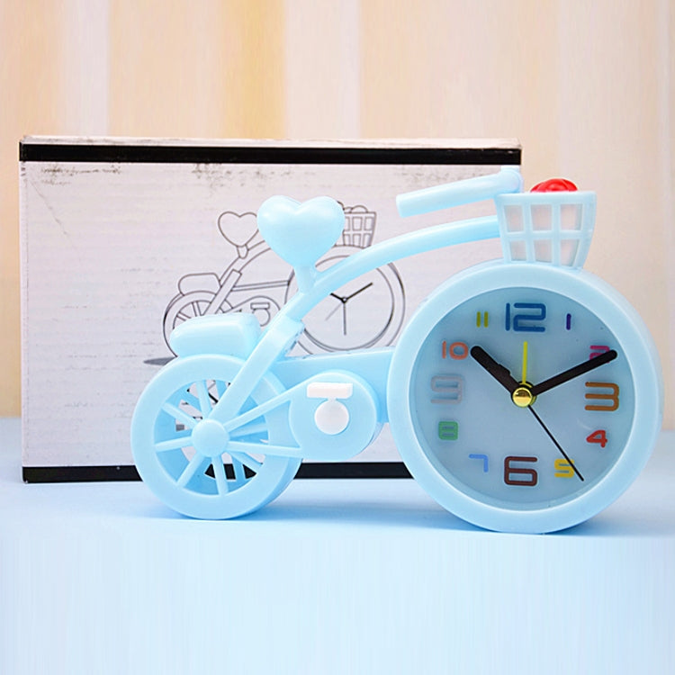 Bicycle-shaped Desktop Alarm Clock Student Gifts(Grass Green)