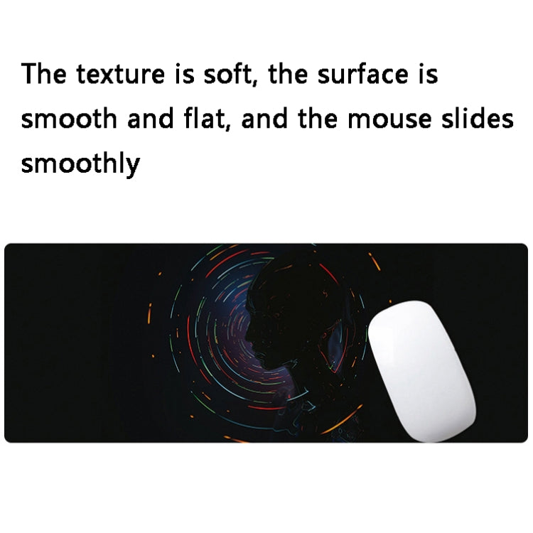 Hand-Painted Fantasy Pattern Mouse Pad, Size: 300 x 800 x 5mm Seaming(5 Volcanic Tree)