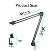 Microphone Desktop Cantilever Stent 360 Degree Rotating Bracket(GAZ-40P W)