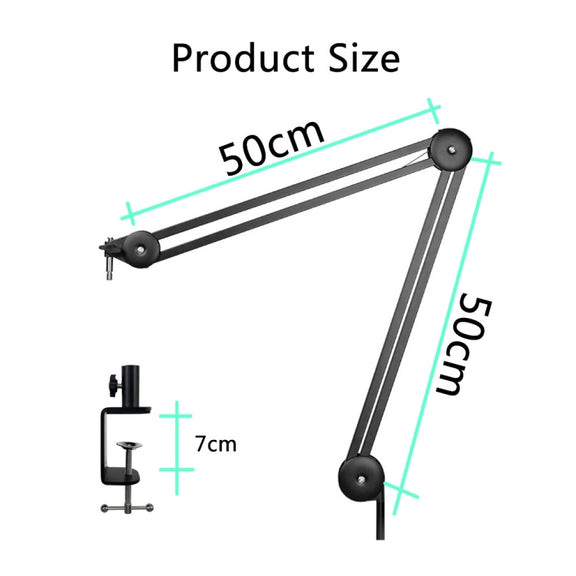 Microphone Desktop Cantilever Stent 360 Degree Rotating Bracket(GAZ-40P W)
