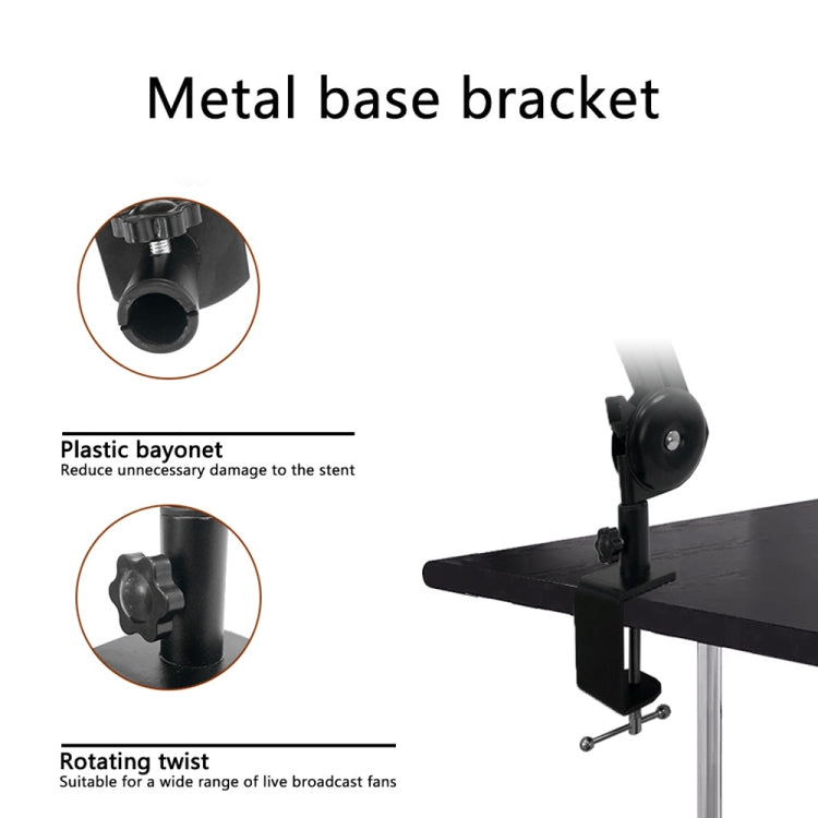 Microphone Desktop Cantilever Stent 360 Degree Rotating Bracket(GAZ-40P W)