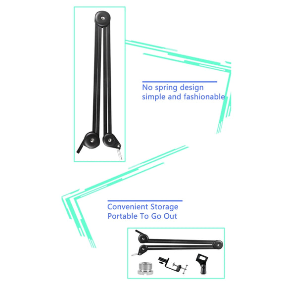 Microphone Desktop Cantilever Stent 360 Degree Rotating Bracket(GAZ-40 B)