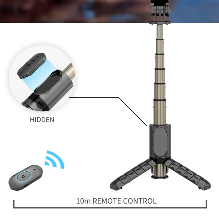 Mini Selfie Stick Integrated Multifunctional Bluetooth Selfie, Specification: Q10 68CM Without Fill Light