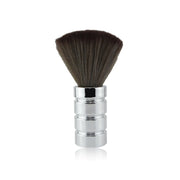 Electroplating Broken Hair Brush Haircut Neck Cleaning Brush(Four-section Silver)