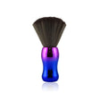 Electroplating Broken Hair Brush Haircut Neck Cleaning Brush( Round Handle Gradient Yellow Purple) - free shipping - PMC TechLife - Order now!