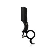 Manual Men Stainless Steel Ring Razor Without Blade(Black)