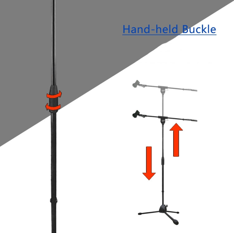 Single Rod Floor Formula Adjustable Microphone Bracket, Style: GAZ-115