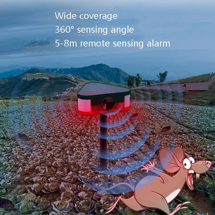 Solar Mouse Repeller High Frequency Ultrasonic Animal Drive(N911G)
