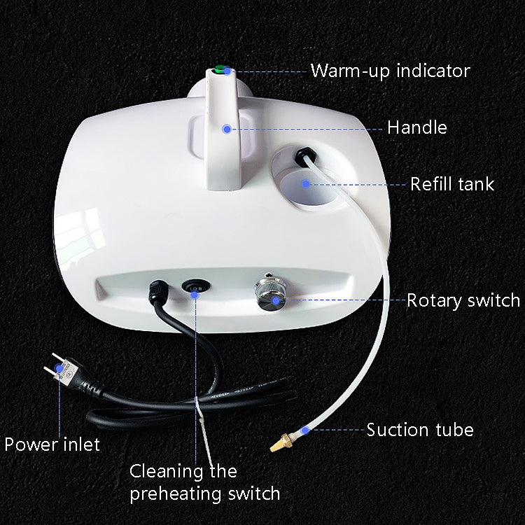 Mist Air Spray Cleaner Disinfectant Air Purifier, Power Plug: EU Plug(White)