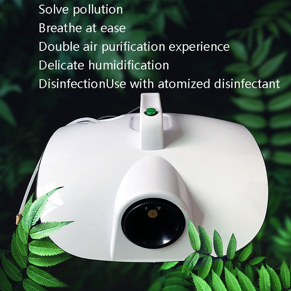 Mist Air Spray Cleaner Disinfectant Air Purifier, Power Plug: EU Plug(White)