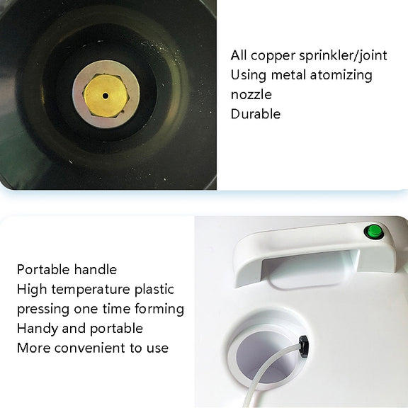 Mist Air Spray Cleaner Disinfectant Air Purifier, Power Plug: US Plug 110V(White)