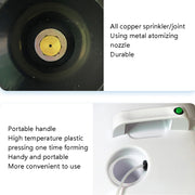 Mist Air Spray Cleaner Disinfectant Air Purifier, Power Plug: UK Plug(White)