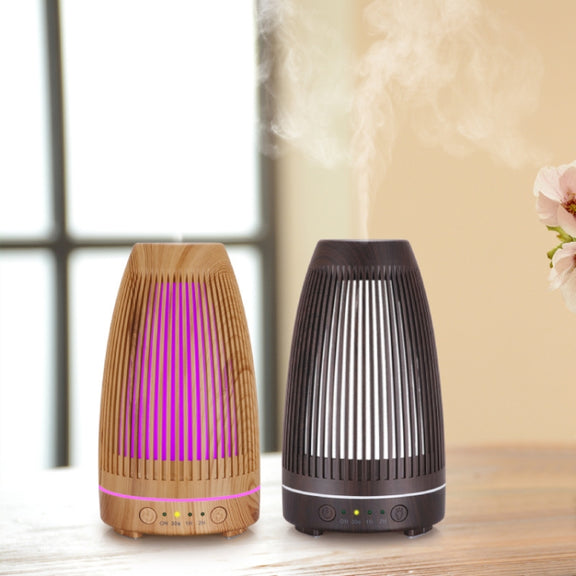 STB-103 Atmosphere Colorful Light Humidifier Aroma Diffuser(Light Wooden Grain)