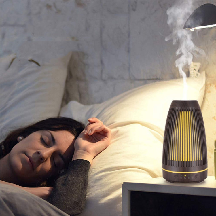 STB-103 Atmosphere Colorful Light Humidifier Aroma Diffuser(Light Wooden Grain)