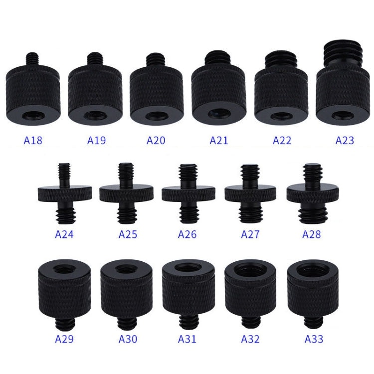 4 PCS Screw Adapter A24 1/4 Male to M4 Male Screw