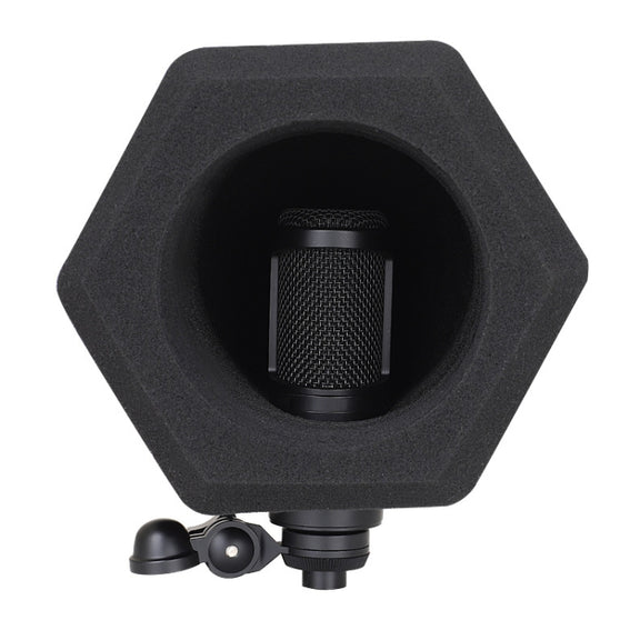 TEYUN Small Microphone Recording Noise Reduction Soundproof Cover