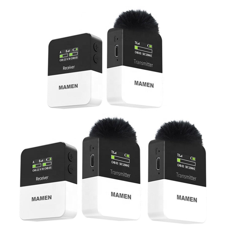 MAMEN KT-W1 Live Single-Reverse Camera Microphone, Specification: 1 in 1