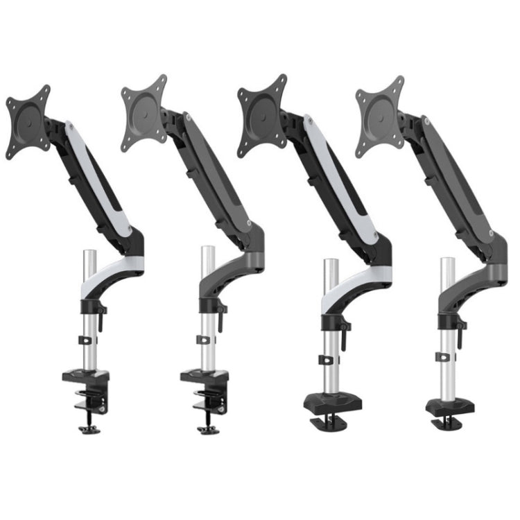 Gibbon Mounts Desktop Lifting Rotating Computer Monitor Stand, Specification Lock Hole Black GM112G