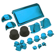 Electroplating Button Set For PS4 Slim(Blue)