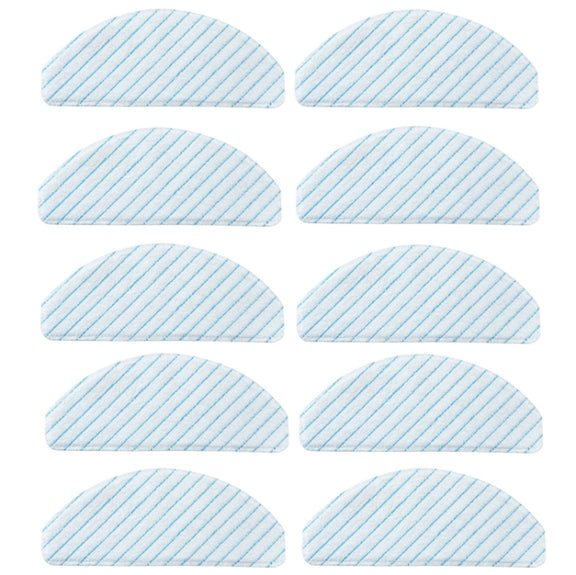 10 PCS Rag Mop Cloths For Ecovacs Deebot T8 Series
