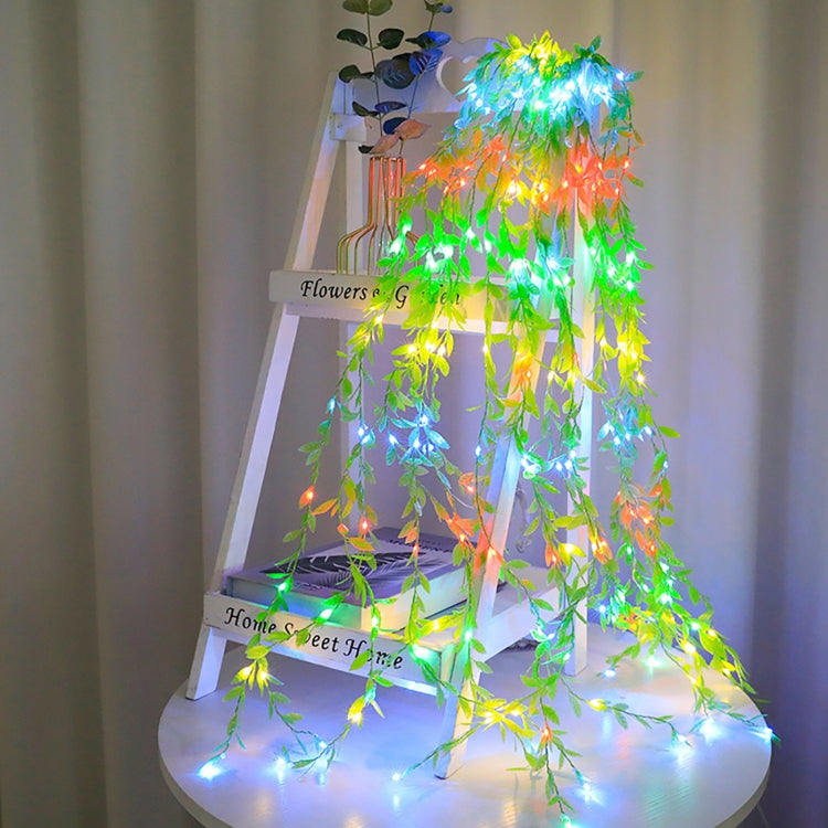 100 LEDs Simulation Planting Copper Wire Decorative Light, Spec:  USB + RC(White Light)