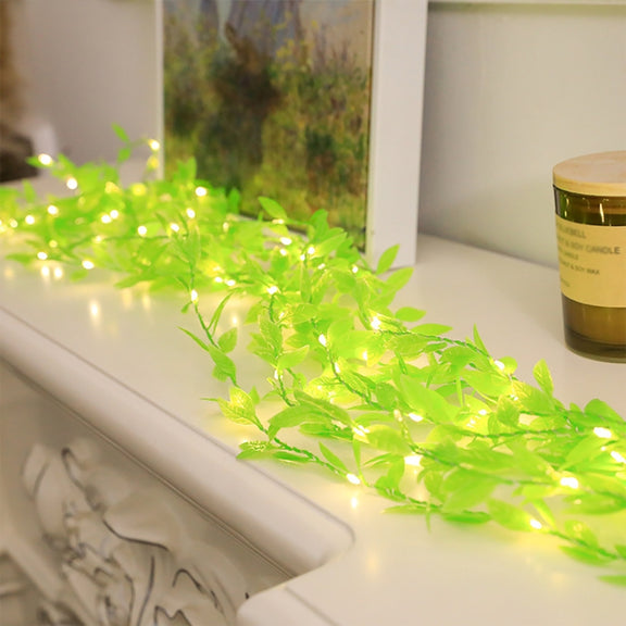 100 LEDs Simulation Planting Copper Wire Decorative Light, Spec:  Solar Power(Yellow Light)