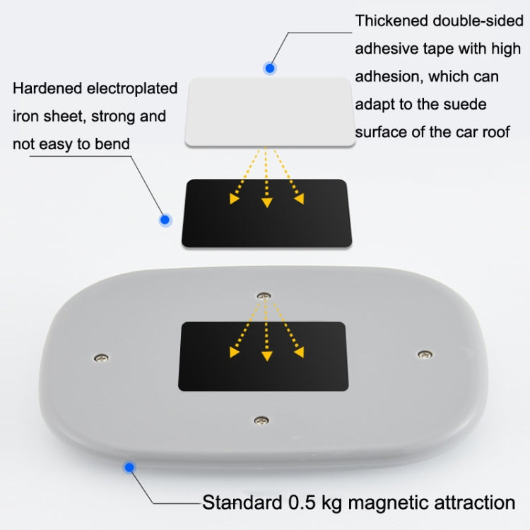 Y-975 Car Reading LED Trunk Light(Beige Shell