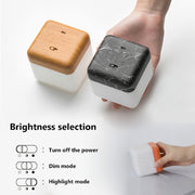 Square Flip Polyhedral Timing Night Light(Green)