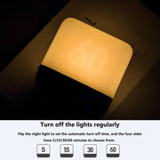 Square Flip Polyhedral Timing Night Light(Green)