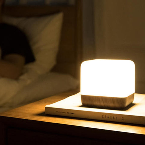 Square Flip Polyhedral Timing Night Light(Green)