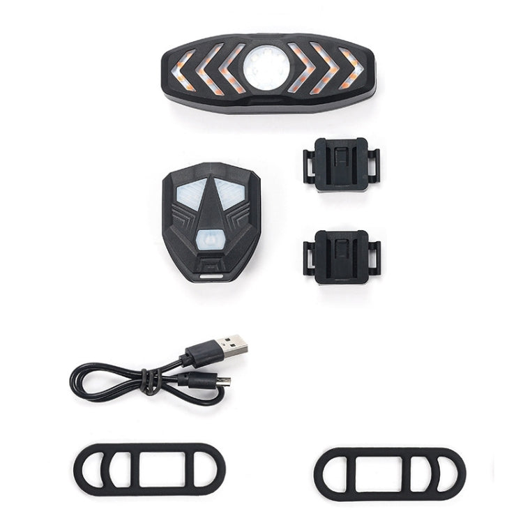 WEST BIKING Bicycle Remote Control Tail Light With Horn Tone(Black)
