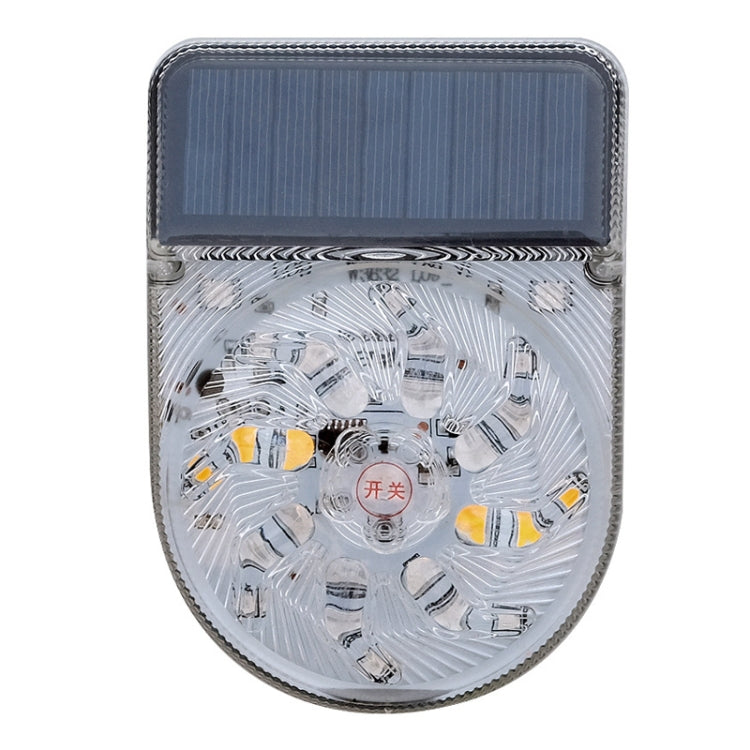 Y-949 27 LEDs Solar Car Water-resistant Warning Light