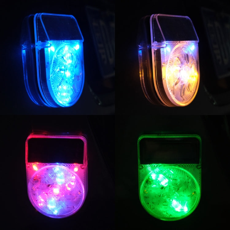 Y-949 27 LEDs Solar Car Water-resistant Warning Light