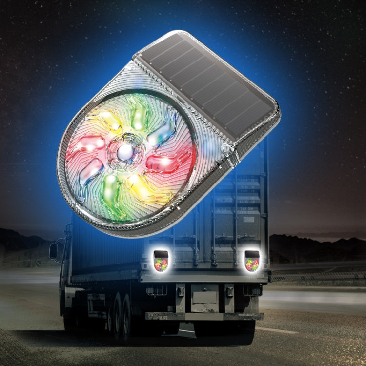 Y-949 27 LEDs Solar Car Water-resistant Warning Light