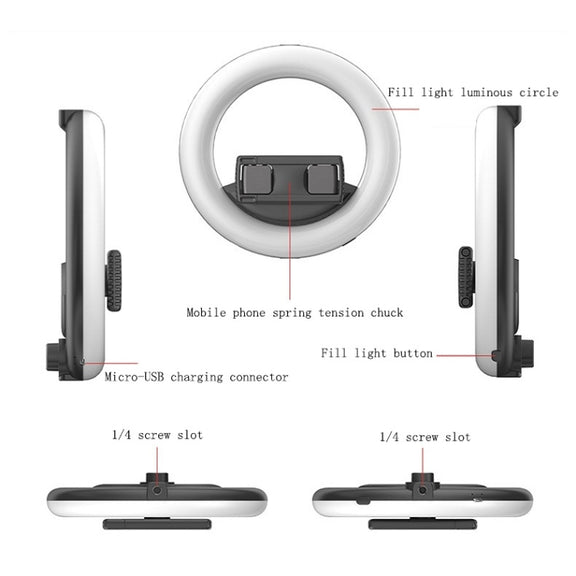 CYKE Q6 Selfie Live Broadcast Ring Beautifying Light(Fill Light)