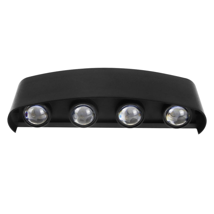8 LEDs Garden Aluminum Double Head Wall Light(Warm White Light)
