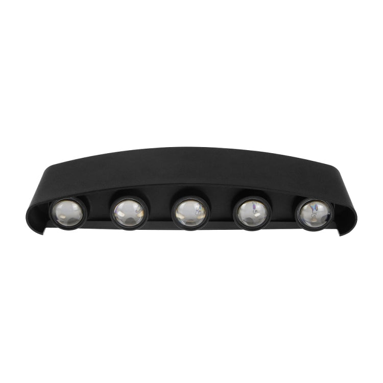 10 LEDs Garden Aluminum Double Head Wall Light(White Light)