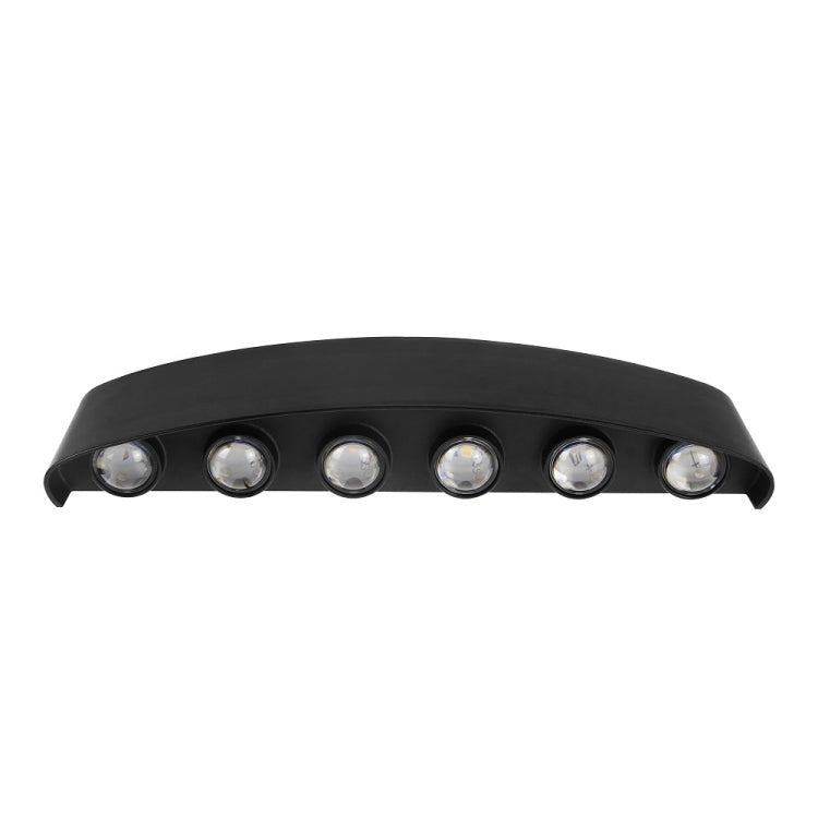12 LEDs Garden Aluminum Double Head Wall Light(Warm White Light)