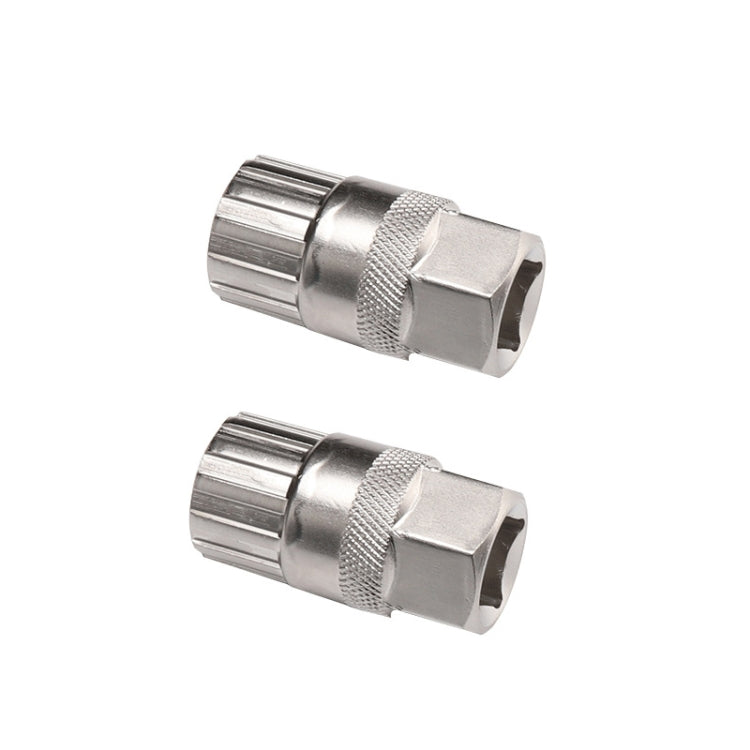 2 PCS BG-2103 Bicycle Installation Disassembly Small Flywheel Sleeve(Silver)
