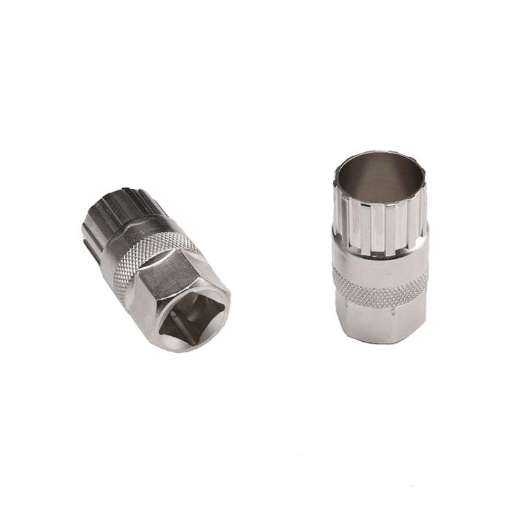 2 PCS BG-2103 Bicycle Installation Disassembly Small Flywheel Sleeve(Silver)