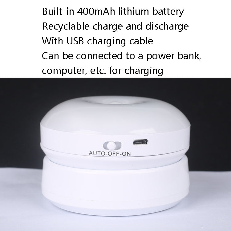 DMK-6PL Kitchen Cabinet Body Infrared Sensing Lamp, Style: Rotate Charging(Warm Yellow Light)