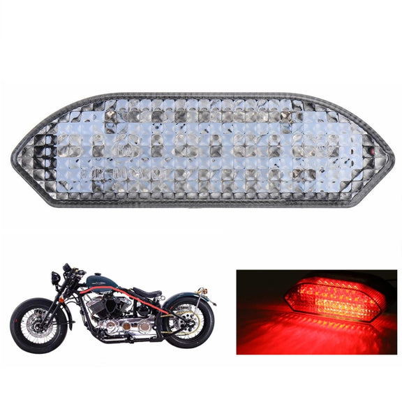 MK-285 Motorcycle LED Taillight Plate Light(Without Stand Red Cover)