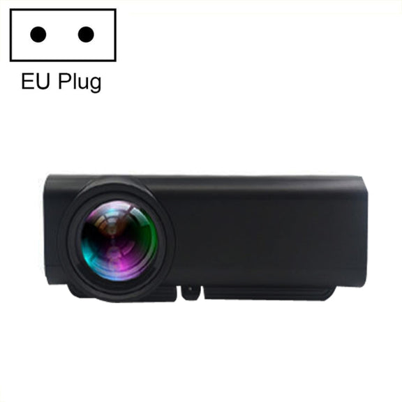 YG530 Home LED Small HD 1080P Projector, Specification: EU Plug(Black)