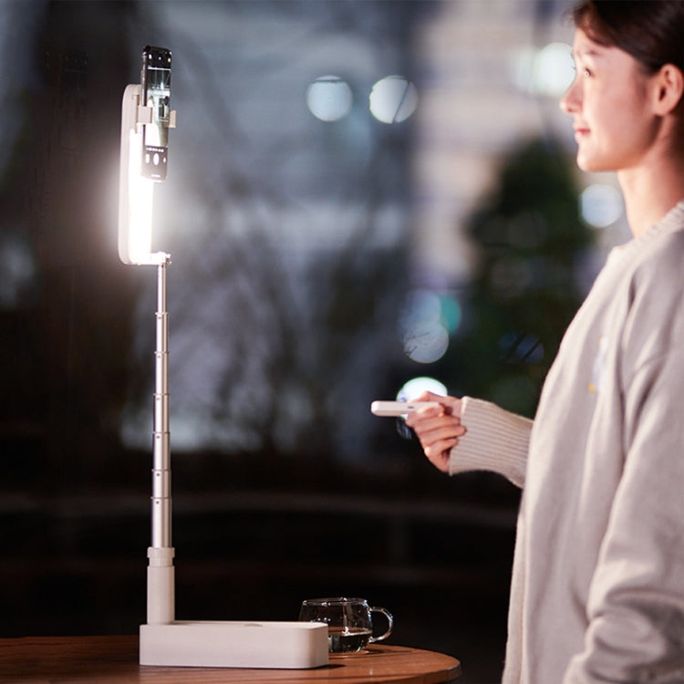 V6 360-Degree Rotating Double-Sided Light-Filling Live Bracket(White)