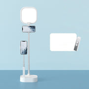 V8 Dual-Camera 360-Degree Rotating Light-Filling Live Stand, Spec: Holder + Remote