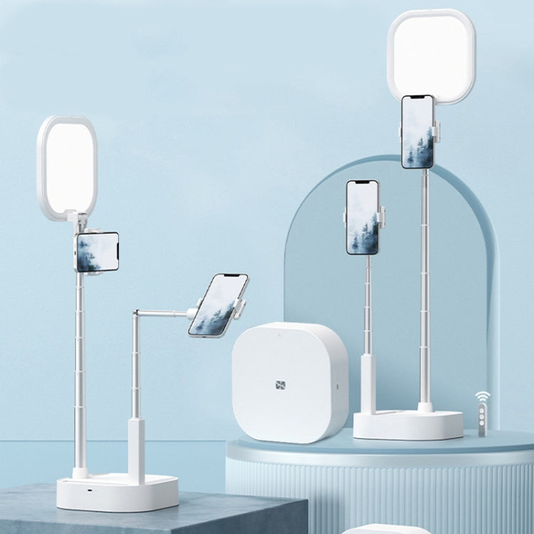 V8 Dual-Camera 360-Degree Rotating Light-Filling Live Stand, Spec: Holder + Remote