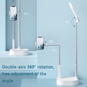 V8 Dual-Camera 360-Degree Rotating Light-Filling Live Stand, Spec: Holder + Remote