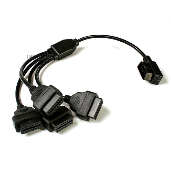 C-MD-4EW 0.5m 16 Pin OBD2 1 for 4 Connection Line